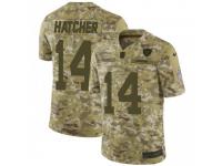 Limited Men's Keon Hatcher Oakland Raiders Nike 2018 Salute to Service Jersey - Camo