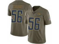 Limited Men's Kyle Wilson Los Angeles Chargers Nike 2017 Salute to Service Jersey - Green