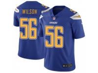 Limited Men's Kyle Wilson Los Angeles Chargers Nike Color Rush Vapor Untouchable Jersey - Royal