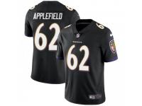 Limited Men's Marcus Applefield Baltimore Ravens Nike Alternate Vapor Untouchable Jersey - Black