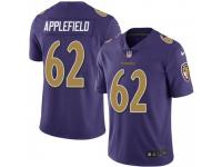 Limited Men's Marcus Applefield Baltimore Ravens Nike Team Color Vapor Untouchable Jersey - Purple