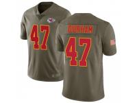 Limited Men's Step Durham Kansas City Chiefs Nike 2017 Salute to Service Jersey - Green