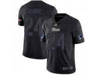 Limited Men's Stephon Gilmore New England Patriots Nike Jersey - Black Impact Vapor Untouchable