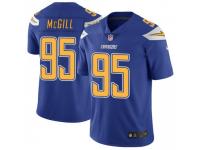 Limited Men's T.Y. McGill Los Angeles Chargers Nike Color Rush Vapor Untouchable Jersey - Royal