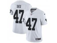 Limited Men's Trent Sieg Oakland Raiders Nike Vapor Untouchable Jersey - White