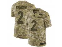 Limited Men's Trinity Benson Denver Broncos Nike 2018 Salute to Service Jersey - Camo