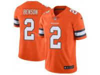 Limited Men's Trinity Benson Denver Broncos Nike Color Rush Vapor Untouchable Jersey - Orange