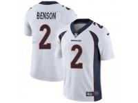 Limited Men's Trinity Benson Denver Broncos Nike Vapor Untouchable Jersey - White