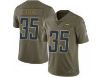 Limited Men's Troymaine Pope Los Angeles Chargers Nike 2017 Salute to Service Jersey - Green