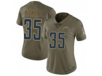 Limited Women's Adarius Pickett Los Angeles Chargers Nike 2017 Salute to Service Jersey - Green