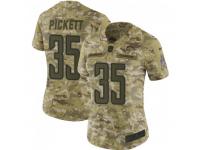 Limited Women's Adarius Pickett Los Angeles Chargers Nike 2018 Salute to Service Jersey - Camo