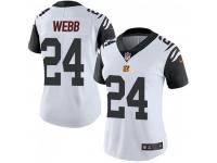 Limited Women's B.W. Webb Cincinnati Bengals Nike Color Rush Vapor Untouchable Jersey - White