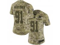 Limited Women's Benson Mayowa Oakland Raiders Nike 2018 Salute to Service Jersey - Camo