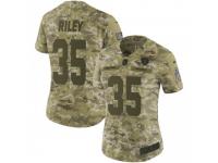 Limited Women's Curtis Riley Oakland Raiders Nike 2018 Salute to Service Jersey - Camo