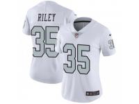 Limited Women's Curtis Riley Oakland Raiders Nike Color Rush Jersey - White