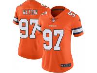 Limited Women's Dekoda Watson Denver Broncos Nike Color Rush Vapor Untouchable Jersey - Orange