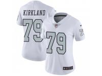 Limited Women's Denver Kirkland Oakland Raiders Nike Color Rush Jersey - White