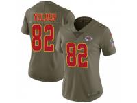 Limited Women's Deon Yelder Kansas City Chiefs Nike 2017 Salute to Service Jersey - Green