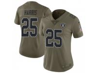 Limited Women's Erik Harris Oakland Raiders Nike 2017 Salute to Service Jersey - Green