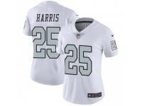 Limited Women's Erik Harris Oakland Raiders Nike Color Rush Jersey - White