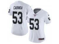 Limited Women's Jason Cabinda Oakland Raiders Nike Vapor Untouchable Jersey - White