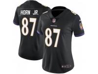 Limited Women's Joe Horn Jr. Baltimore Ravens Nike Alternate Vapor Untouchable Jersey - Black