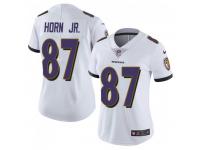 Limited Women's Joe Horn Jr. Baltimore Ravens Nike Vapor Untouchable Jersey - White