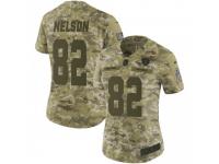 Limited Women's Jordy Nelson Oakland Raiders Nike 2018 Salute to Service Jersey - Camo