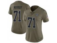 Limited Women's Justin Murray Oakland Raiders Nike 2017 Salute to Service Jersey - Green