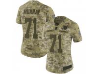 Limited Women's Justin Murray Oakland Raiders Nike 2018 Salute to Service Jersey - Camo