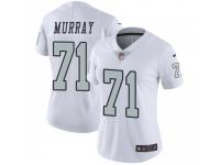 Limited Women's Justin Murray Oakland Raiders Nike Color Rush Jersey - White