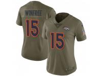 Limited Women's Juwann Winfree Denver Broncos Nike 2017 Salute to Service Jersey - Green