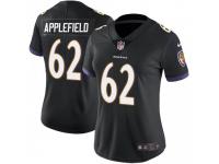 Limited Women's Marcus Applefield Baltimore Ravens Nike Alternate Vapor Untouchable Jersey - Black