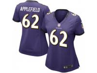 Limited Women's Marcus Applefield Baltimore Ravens Nike Team Color Vapor Untouchable Jersey - Purple