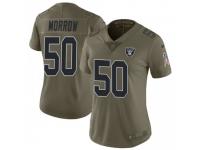 Limited Women's Nicholas Morrow Oakland Raiders Nike 2017 Salute to Service Jersey - Green