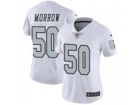Limited Women's Nicholas Morrow Oakland Raiders Nike Color Rush Jersey - White