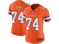 Limited Women's Nico Falah Denver Broncos Nike Color Rush Vapor Untouchable Jersey - Orange