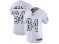 Limited Women's Richie Incognito Oakland Raiders Nike Color Rush Jersey - White