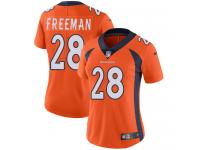 Limited Women's Royce Freeman Orange Home Jersey NFL Nike Denver Broncos #28 Vapor Untouchable