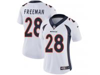 Limited Women's Royce Freeman White Road Jersey NFL Nike Denver Broncos #28 Vapor Untouchable