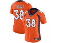 Limited Women's Shamarko Thomas Denver Broncos Nike Team Color Vapor Untouchable Jersey - Orange