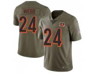 Limited Youth B.W. Webb Cincinnati Bengals Nike 2017 Salute to Service Jersey - Green
