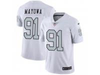 Limited Youth Benson Mayowa Oakland Raiders Nike Color Rush Jersey - White