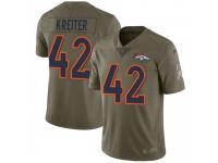 Limited Youth Casey Kreiter Denver Broncos Nike 2017 Salute to Service Jersey - Green