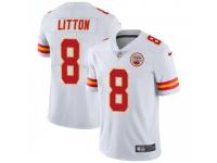 Limited Youth Chase Litton Kansas City Chiefs Nike Vapor Untouchable Jersey - White