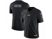 Limited Youth Custom Oakland Raiders Nike Jersey - Black Impact Vapor Untouchable