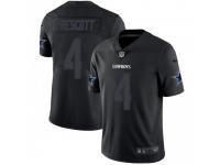 Limited Youth Dak Prescott Dallas Cowboys Nike Jersey - Black Impact Vapor Untouchable