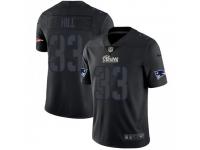 Limited Youth Jeremy Hill New England Patriots Nike Jersey - Black Impact Vapor Untouchable