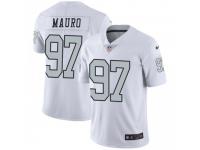 Limited Youth Josh Mauro Oakland Raiders Nike Color Rush Jersey - White