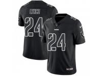 Limited Youth Marshawn Lynch Oakland Raiders Nike Jersey - Black Impact Vapor Untouchable